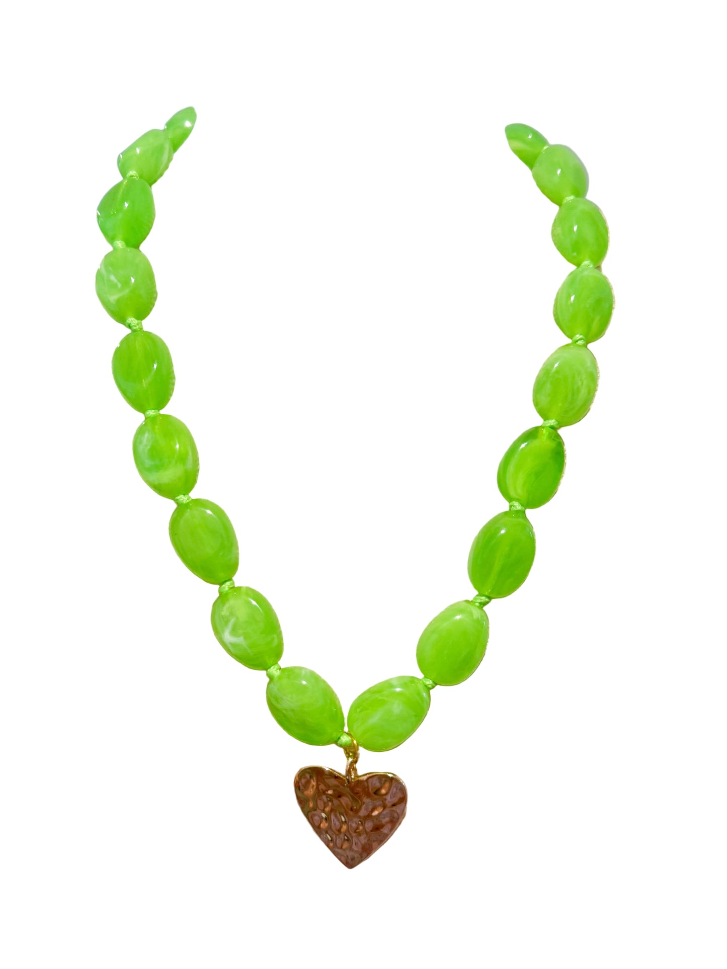 Green Beaded Necklace