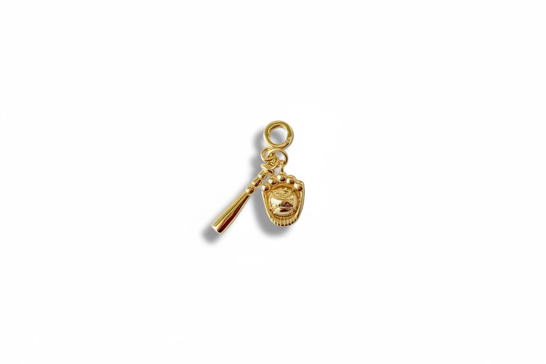 Bat and Glove Charm