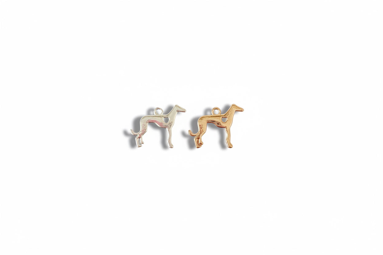 Greyhound Dog Charm