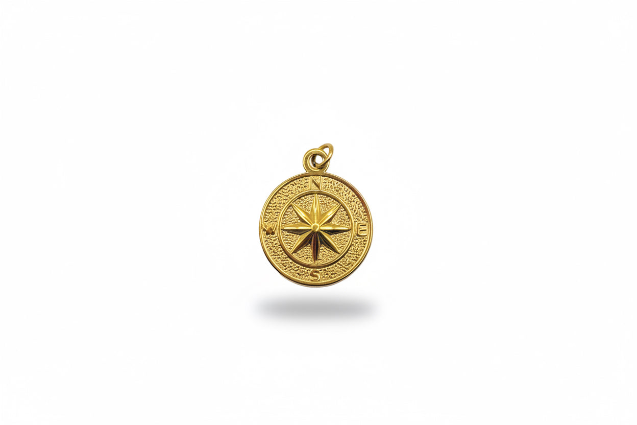 Circle Compass Charm
