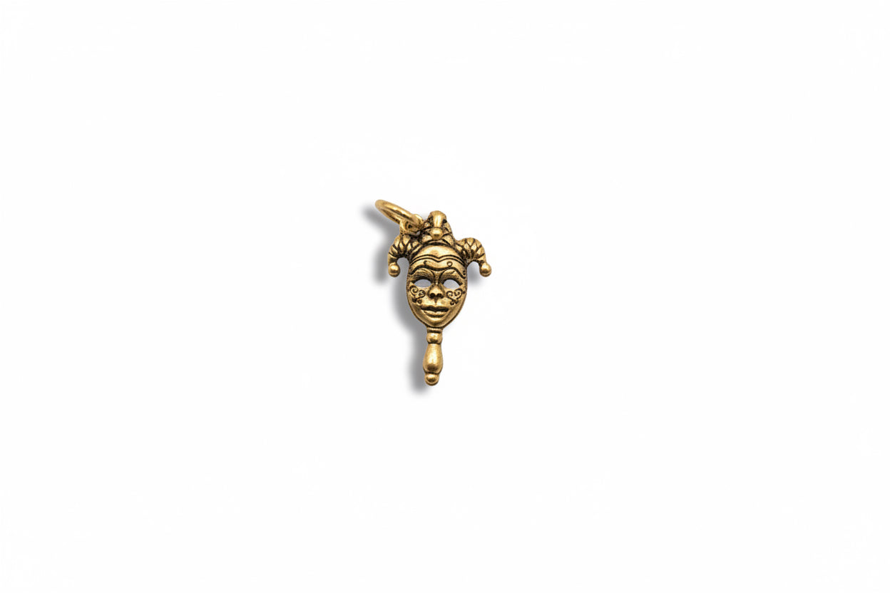 Gold Mask Charm