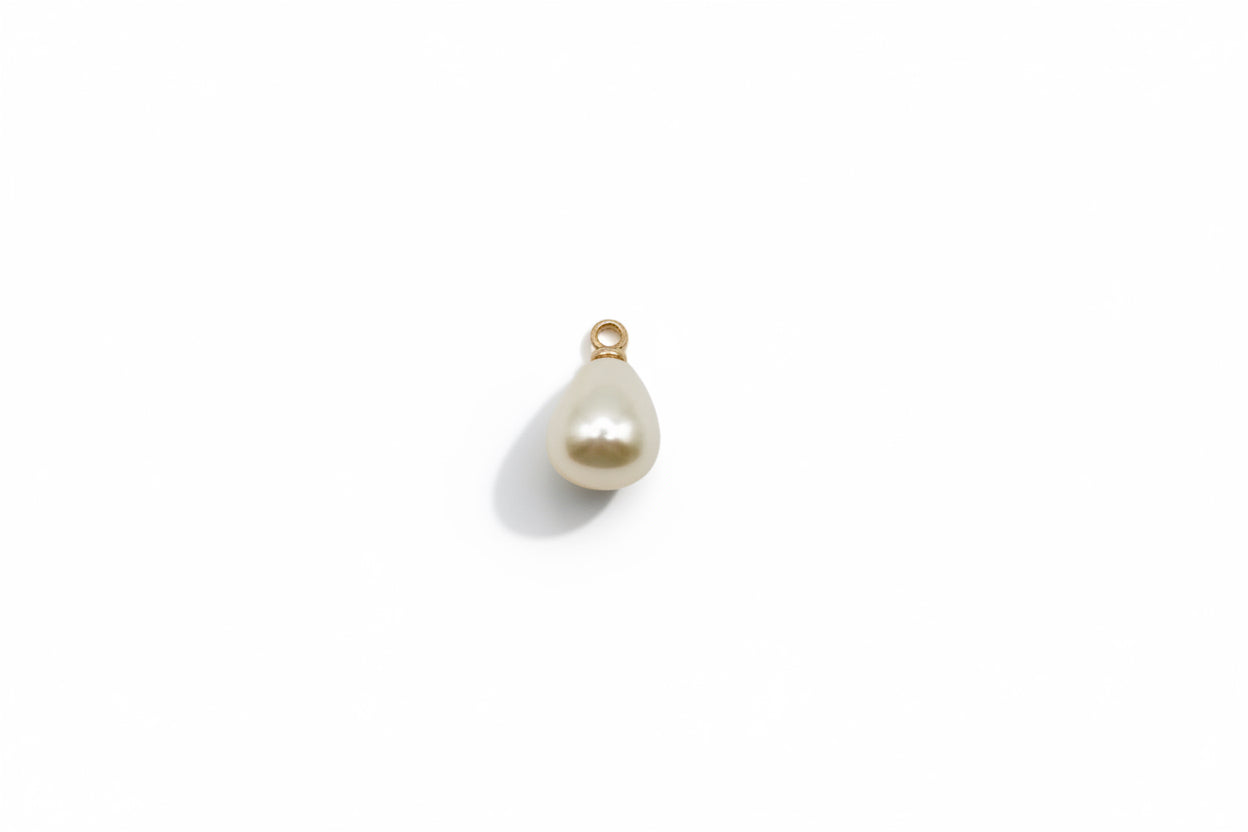 Teardrop Pearl Charm