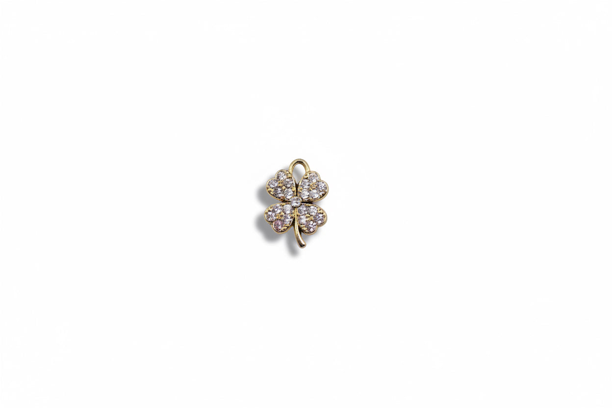 Diamond Clover Charm