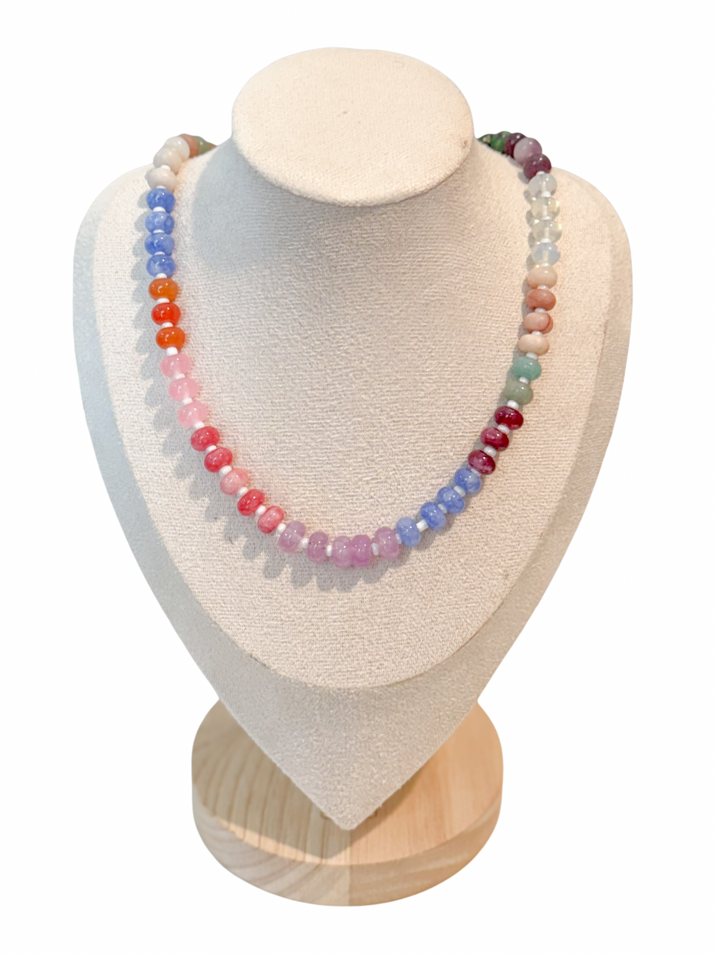 Multi Color Beaded Necklace