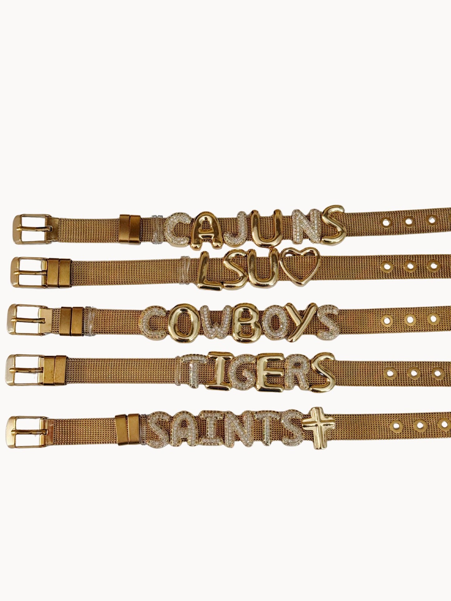 Initial Sliding Bracelet