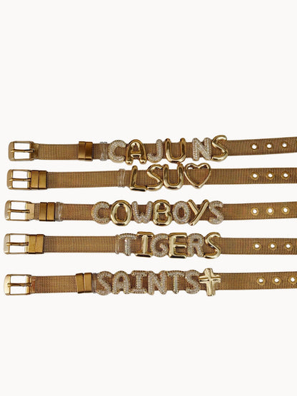 Initial Sliding Bracelet