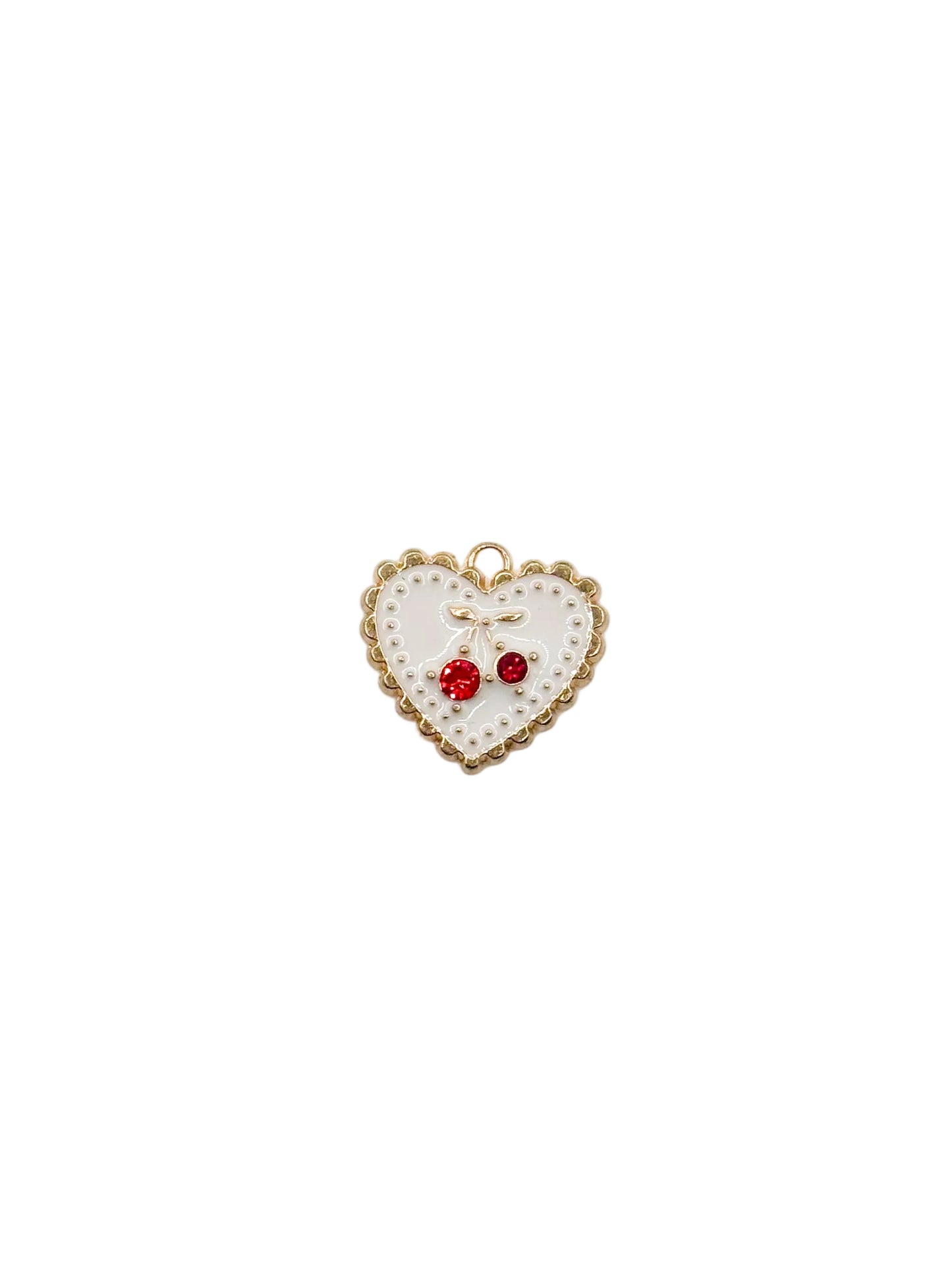 Heart Cherry Charm