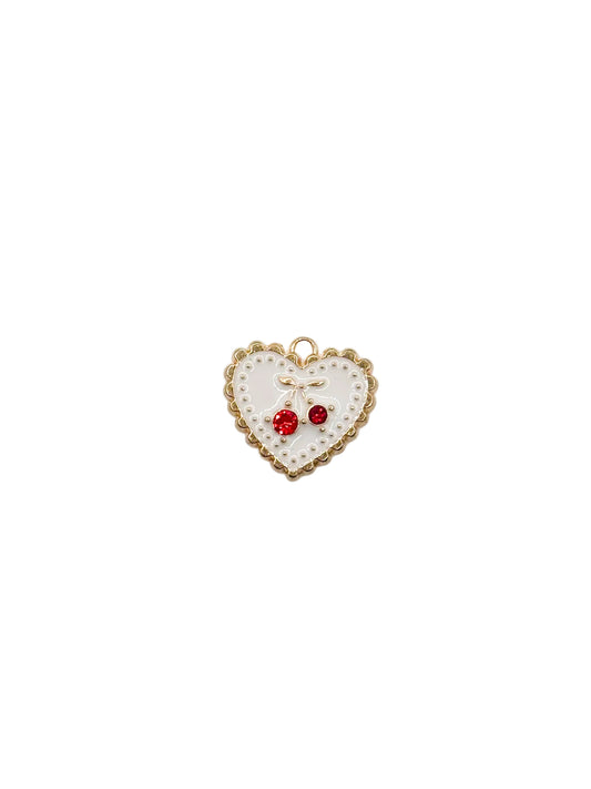 Heart Cherry Charm