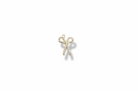 Diamond Scissor Charm