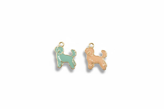 Colored Dog Charm