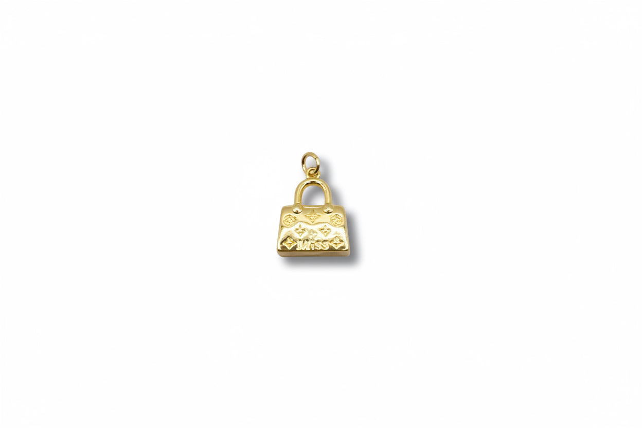 Gold Purse Charm