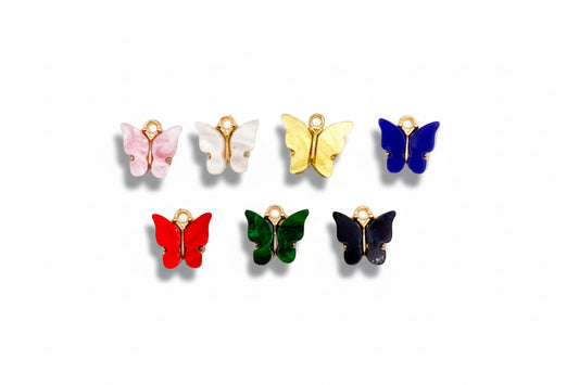Colored Butterfly Charm