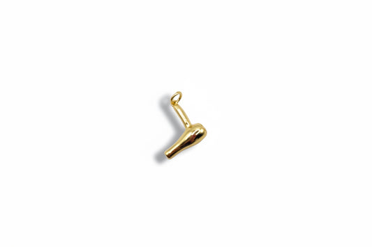 Gold Blow Dryer Charm