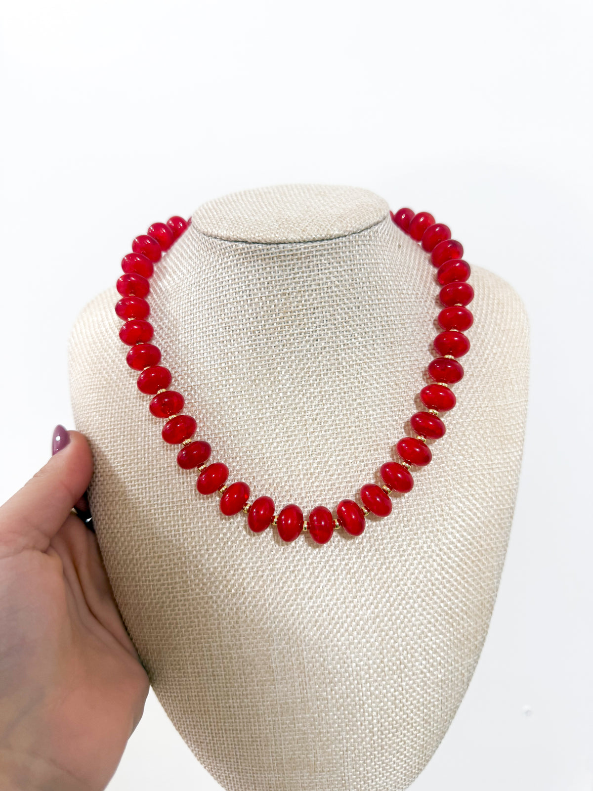 The Red Beaded Necklace