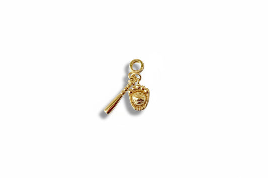 Bat and Glove Charm