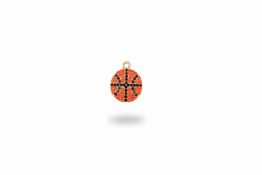 Diamond Basketball Charm