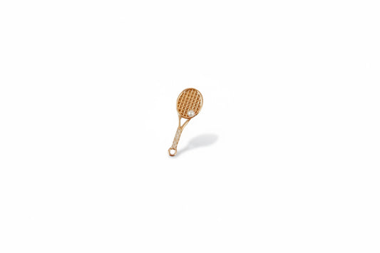 Small Tennis Racket Charm