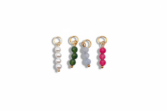 Three Teared Beaded Charm