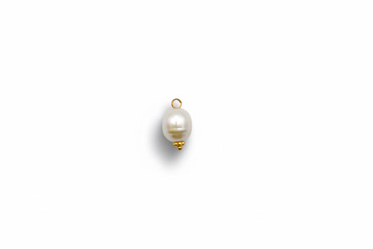 Round Freshwater Pearl Charm
