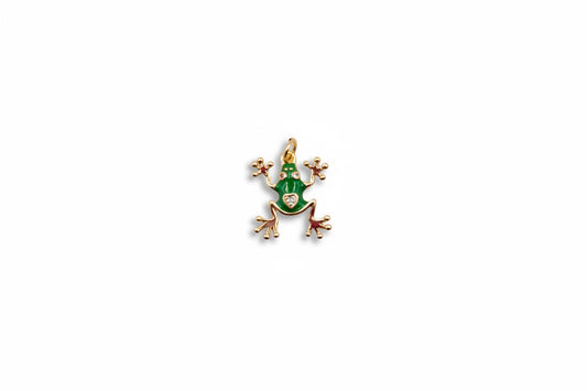 Green Frog Charm