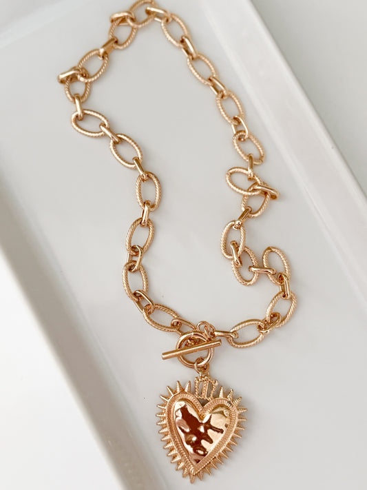Chunky Heart Necklace