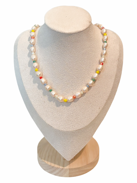 Multi Color Pearl Chain